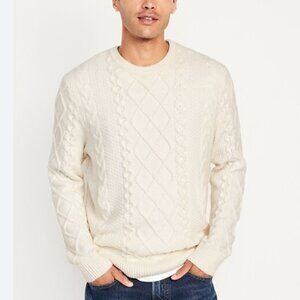 Old Navy Ivory Cable Knit Sweater